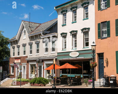 Historic Downtown Doylestown, Pennsylvania, USA Stock Photo