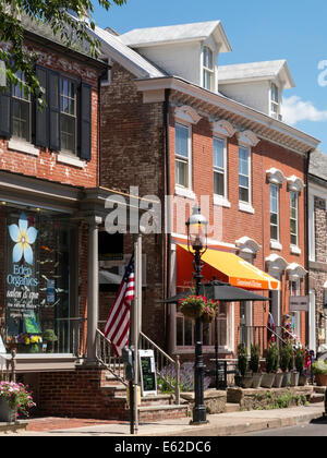 Historic Downtown Doylestown, Pennsylvania, USA Stock Photo