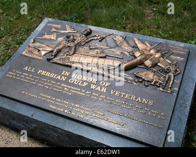 Bucks County Courthouse Memorial Courtyard, Doylestown, PA Stock Photo