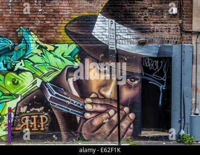 Graphite Walls in Montreal Stock Photo - Alamy