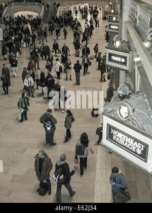 Northeast Passage Sign in Grand Central Terminal's Main Concourse, NYC Stock Photo