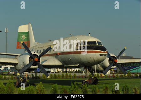 Antonov 24, Airport Burgas, Bulgaria. Stock Photo