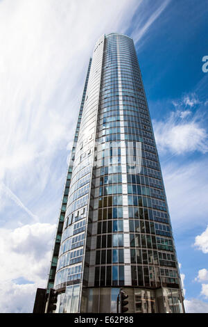 St George Wharf Tower also known as the Vauxhall Tower in London, England -  the tallest solely residential building in the UK Stock Photo