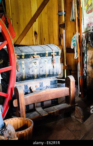 Coffman Wagon Exhibit, North House Museum, 301 West Washington Street, Lewisburg, WV Stock Photo