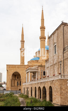 The Sunni Mohammad Al-Amin Mosque in Martyrs' Square, downtown central Beirut, Lebanon Stock Photo