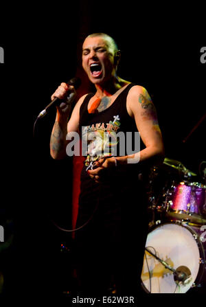 London, UK. 12th Aug, 2014. singer Sinead O'Conner live at The Roundhouse,Camden,London on Tues 12 August 2014..She dedicated this gig to Robin Williams. Credit:  Jerry Tremaine/Alamy Live News Stock Photo