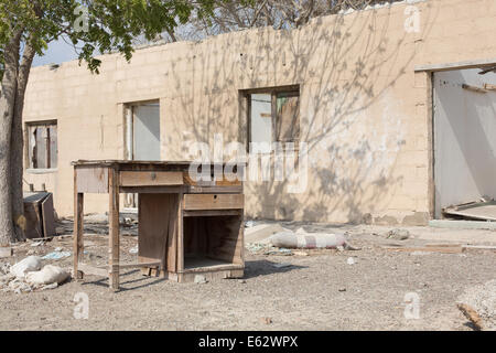 Abandoned buildings, Dibba, United Arab Emirates Stock Photo