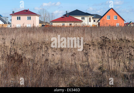 Berlin, Germany, new construction of single and multi-family houses in Berlin-Biesdorf-South Stock Photo