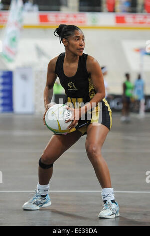 Cape Town, South Africa. 13th Aug, 2014. Dianthea Bruitjies of Boland during the Spar Women's National Netball Championships held at the Bellville Velodrome, just outside Cape Town. There are 39 teams participating in the event which ends on Saturday 16 August. Credit:  Roger Sedres/Alamy Live News Stock Photo