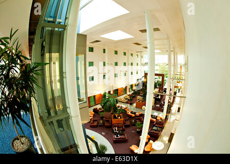 Gatwick Arora International Hotel Lounge shot from above Stock Photo