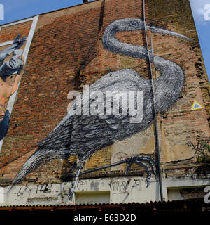 Graffiti street art in Shoreditch, London Stock Photo