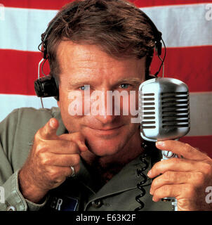 Good Morning, Vietnam is a 1987 American war-comedy film written by Mitch Markowitz and directed by Barry Levinson. Set in Saigo Stock Photo