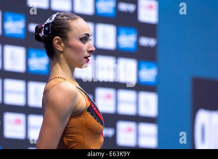 Berlin, Germany. 13th Aug, 2014. VOLOSHYNA Anna UKR UKRAINE SOLO preliminary round 32nd LEN European Championships Synchro Credit:  Action Plus Sports/Alamy Live News Stock Photo