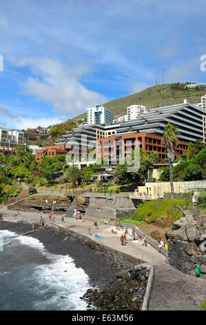 Funchal Madeira. Enotel Lido resort and spa complex Stock Photo