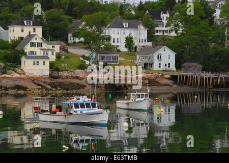 Stonington Harbor, Maine, USA Stock Photo