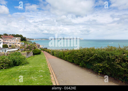 Path to Shanklin seafront Isle of Wight England UK popular tourist and holiday location east coast Stock Photo