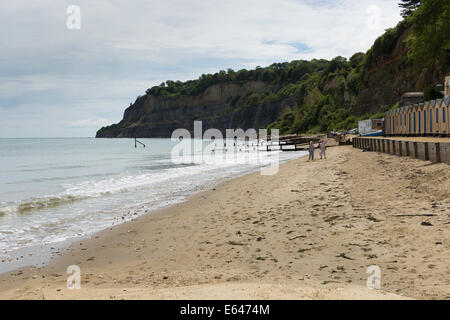 Shanklin beach Isle of Wight England UK east coast of the island on Sandown Bay with sandy beach Stock Photo