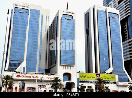 Crowne Plaza hotel Sheikh Zayed Road Dubai UAE Stock Photo