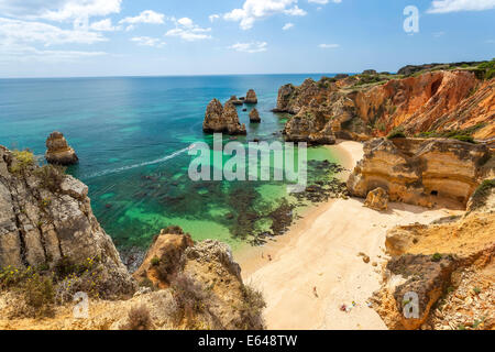 Praia do Camilo, Beach, Lagos, Algarve, Portugal Stock Photo