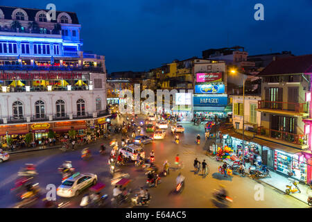 Ba Dinh square at dusk, Hanoi, Vietnam Stock Photo