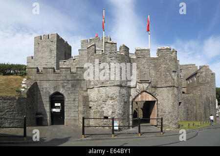 castletown on the isle of man Stock Photo