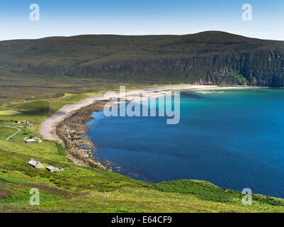 dh Rackwick Bay HOY ORKNEY Orkney bay beach landscape islands aerial view coast island of scotland scenery