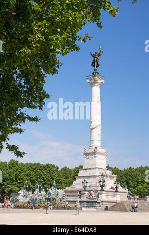 The Monument aux Girondins Bordeaux,  Gironde, France, Europe Stock Photo