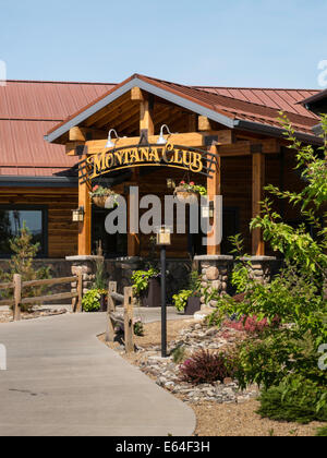 Montana Club Lounge Restaurant and Casino, Great Falls, Montana, USA Stock Photo