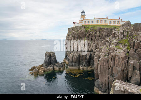 Neist Point Lighthouse Isle of Skye Scotland UK Stock Photo