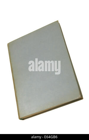 Hard-cover book isolated over white background Stock Photo