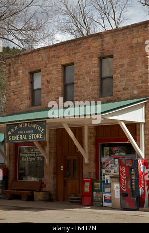 General Store, Placerville, near Telluride, San Juan Mountains, San Miguel County, Colorado, USA Stock Photo