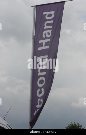 Second hand banner. Stock Photo