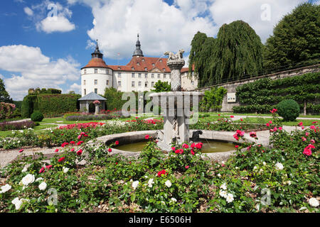 Schloss Hohenlohe Castle, Langenburg, Hohenloher Land, Baden-Württemberg, Germany Stock Photo