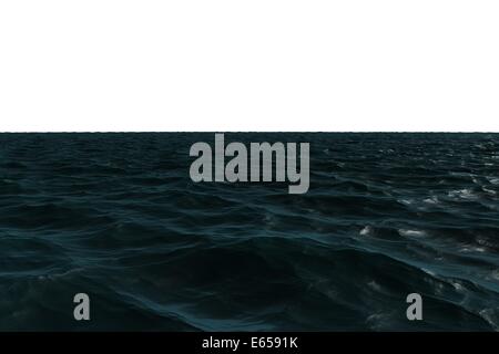 Digitally generated Dark blue ocean Stock Photo