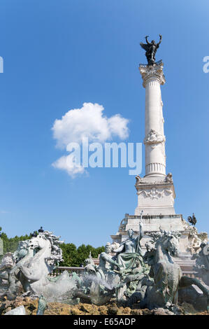 The Monument aux Girondins Bordeaux,  Gironde, France, Europe Stock Photo
