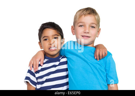 Cute children smiling at camera Stock Photo