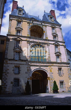 Porte Doree, Chateau de Fontainebleau, Seine-et-Marne, Ile-de-France, France Stock Photo