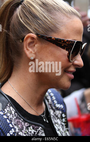 London, UK, 15th August 2014. Anastacia seen at the BBC studios in London, UK. Stock Photo