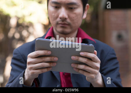 Model Released Young Man Stock Photo