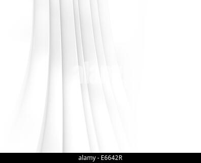 Abstract soft white lines Stock Photo