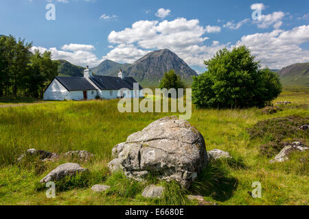 Black Rock Cottage, Glencoe, Lochaber, Scotland Stock Photo