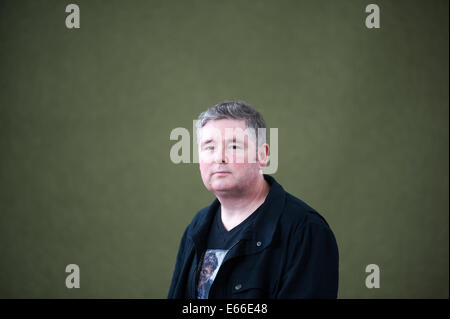 Irish author, Darren Shan,  attending the Edinburgh International Book Festival on Monday the 11th of August 2014 Stock Photo