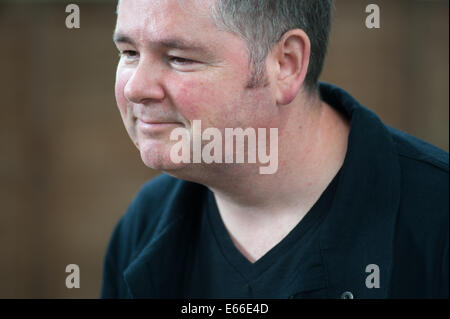 Irish author, Darren Shan,  attending the Edinburgh International Book Festival on Monday the 11th of August 2014 Stock Photo