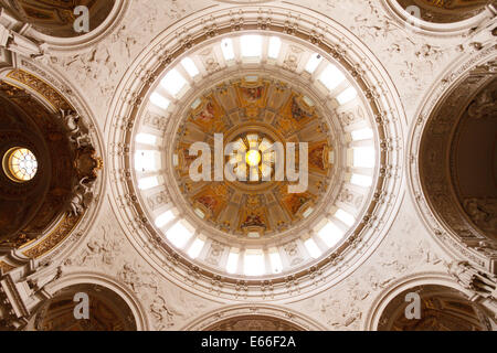 Ornate interior of the Berlin Cathedral (Berliner Dom), Berlin, Germany Stock Photo