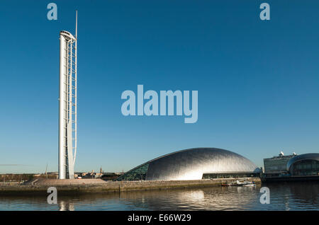 Glasgow Science Centre and Tower. Stock Photo