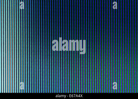 full frame abstract background showing a closeup TV screen Stock Photo