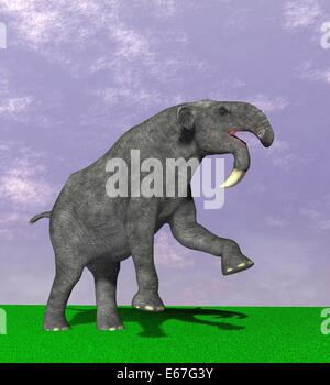 Deinotherium Giganteum Prehistoric Elephant Wood Engraving Published In  1893 Stock Illustration - Download Image Now - iStock