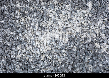 Background of rocky gravel stones closeup Stock Photo