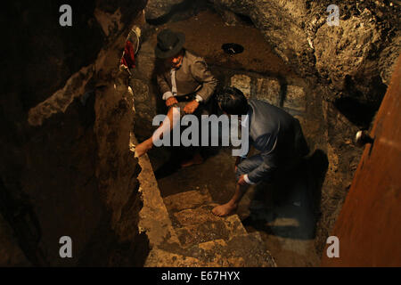 Tomb of Sheikh Adi ibn Musafir in Lalish, Kurdistan, Iraq Stock Photo
