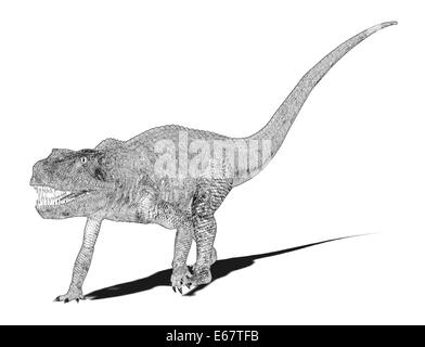 Dinosaurier Postosuchus / dinosaur Postosuchus Stock Photo